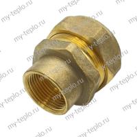 Соединение прямое для труб из нержавеющей стали 25-3/4