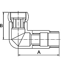 Купить Соединение угловое хром п/суш PROFactor    в Костанае