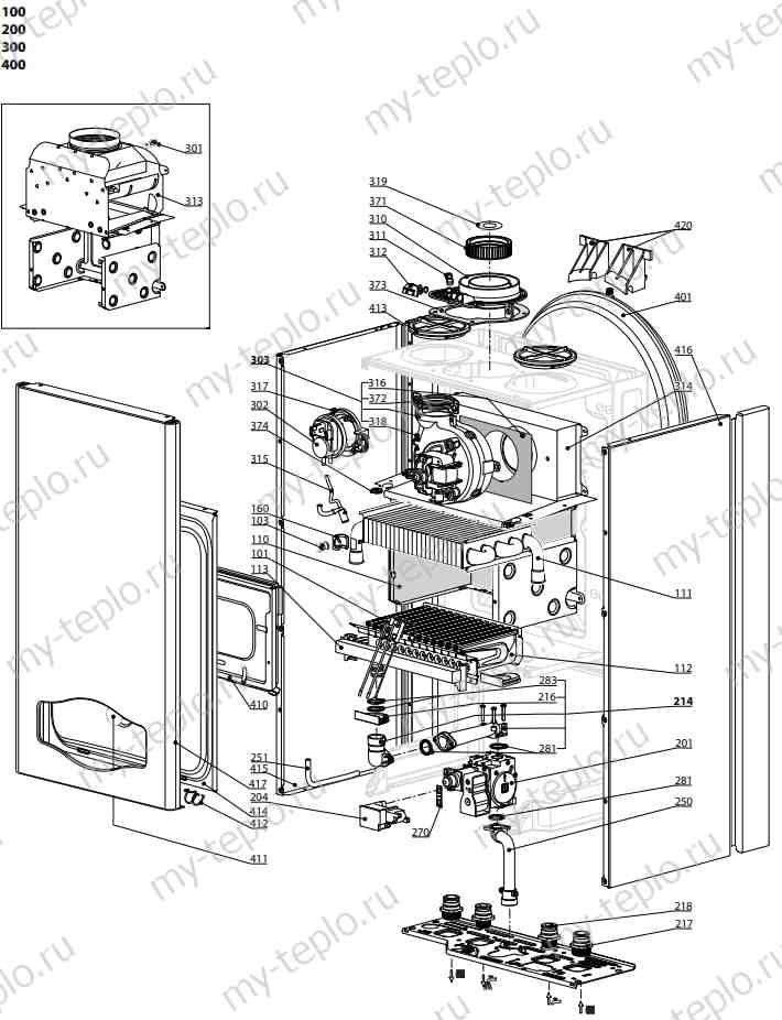 Запчасти Ariston EGIS PLUS 24 FF купить в Костанае