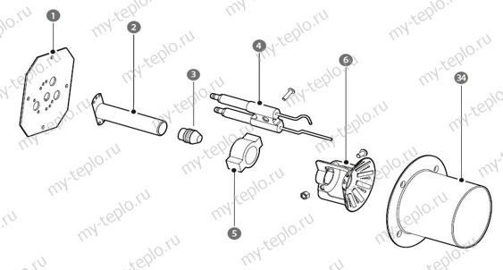 где купить запчасти котла Navien GA 35K