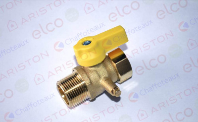 Ariston кран газовый шаровой 3/4" (61313366)
