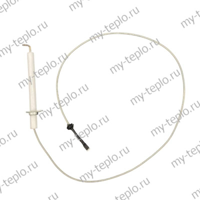 Электрод розжига в сборе с проводом (левый) для котла Arderia D40 (elektroz1ArderiaD40)